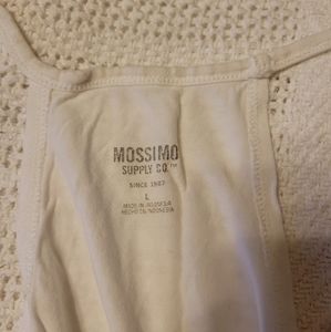 MOSSIMO WHITE FLOWY TANK TOP